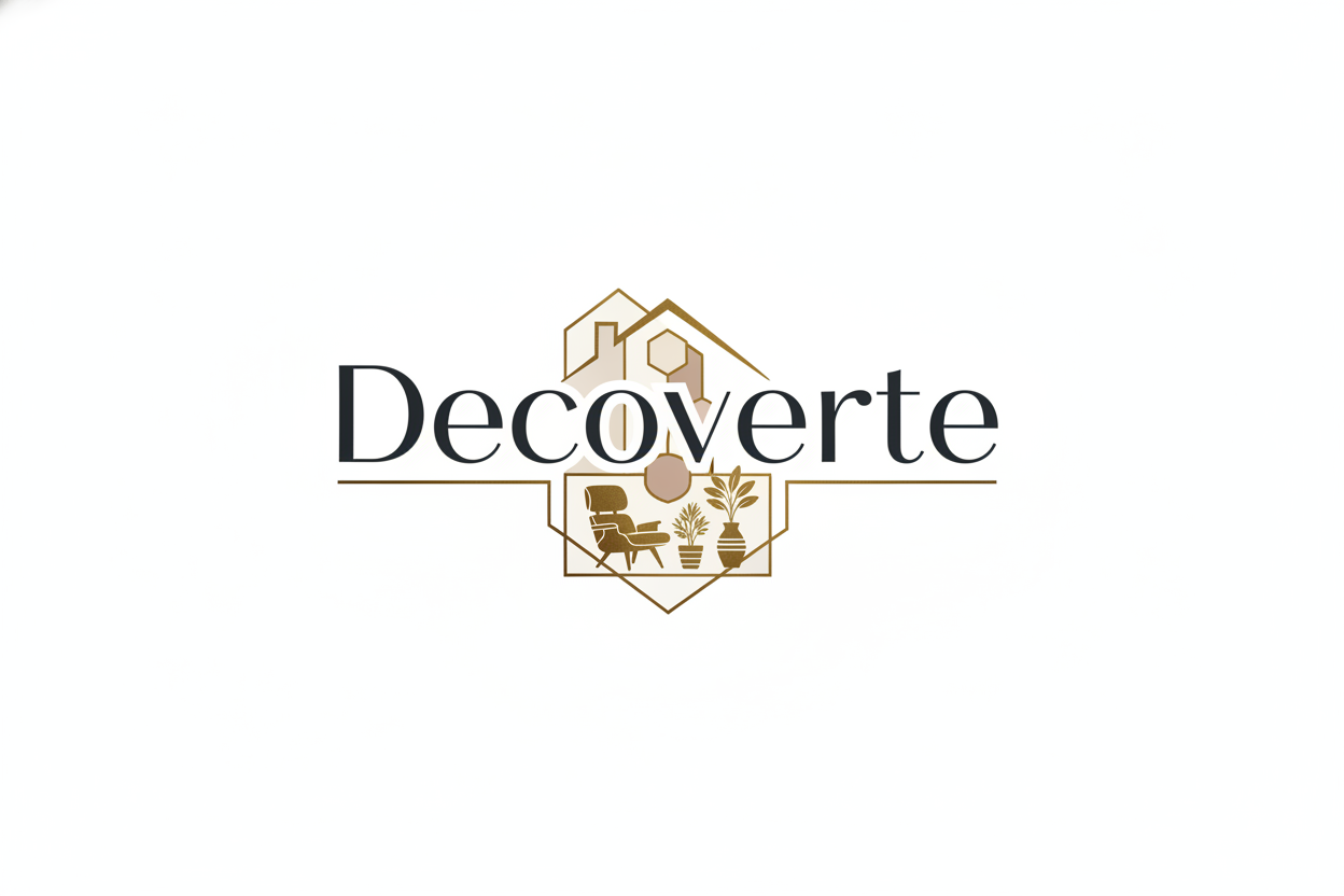 Logo qui résume bien la décoration avec écrit Decoverte